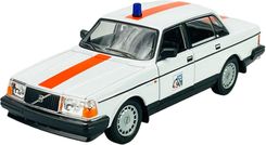 Zdjęcie Welly Volvo 240 Gl Policja Belgijska 1:24 Samochód Metalowy Model 24102 - Barczewo