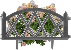Vilde Płotek Ogrodowy Palisada Obrzeże Grafitowy Border 49X30cm