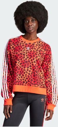 Adidas adidas Originals Leopard Luxe Trefoil Crew Sweatshirt IY9565 Ceny i opinie