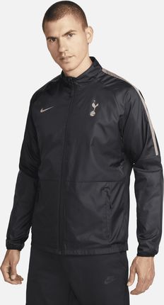 Męska kurtka piłkarska Tottenham Hotspur Repel Academy AWF (wersja trzecia) - Czerń