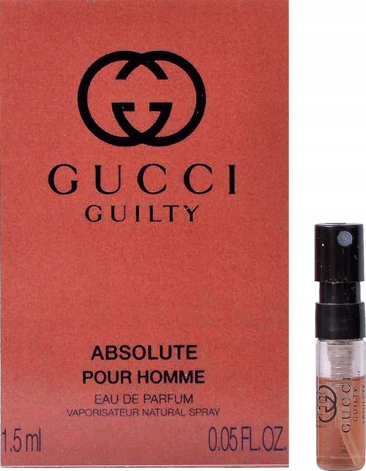 Gucci Guilty Absolute Pour Homme Woda Perfumowana 1,5 ml - Opinie i ...