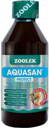 Zoolek Aquasan Protect 100Ml Uzdatniacz Wody Wodociągowej Na 800L Wody