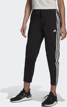 adidas Aeroready Made4Training 7 8 Knit 3 Stripes Tapered Pants Białe