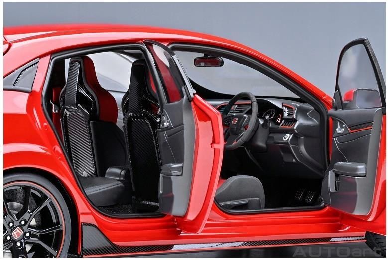 Autoart Honda Civic Type R Fk8 2021 Flame Red 1:18 73223