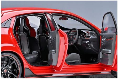 Autoart Honda Civic Type R Fk8 2021 Flame Red 1:18 73223