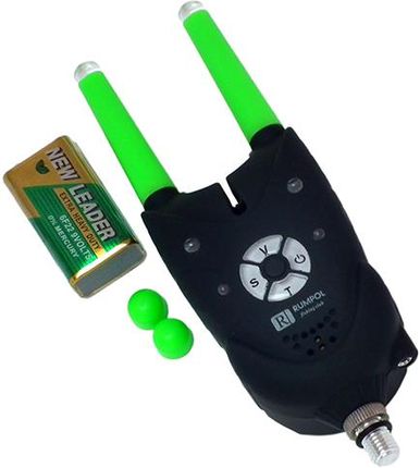 Sygnalizator Brań Rumpol Jha-611 + Bateria Wkręcane Widełki Trzymające Kij