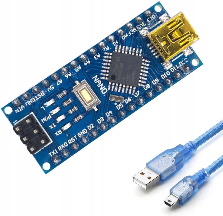 Mikrokontroler Droidcraft Nano V3 Atmega328P z wlutowanymi pinami ...