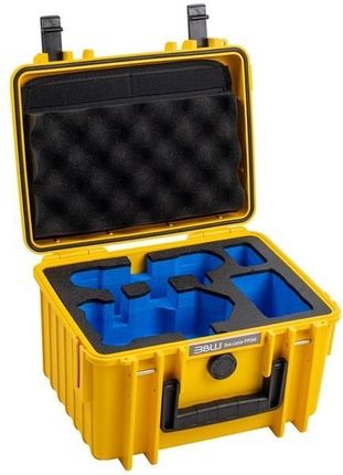 B&W BW walizka TYP 2000 do drona DJI mini 4 PRO - DJI RC-N2 lub DJI RC-2 lub DJI Mini 4 Pro Fly More Combo ŻÓŁTA