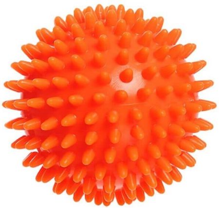 Twarda piłka do masażu rehabilitacyjnego DrFit z wypustkami sensorycznymi ø 9 cm 