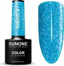 Zdjęcie SUNONE LAKIER HYBRYDOWY DISCO 3 NIEBIESKI BROKATOWY UV/LED 5G - Radzyń Chełmiński