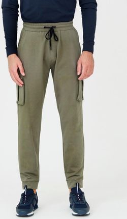 AERONAUTICA MILITARE Zielone spodnie dresowe