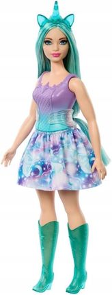 Barbie Dreamtopia Jednorożec z długimi turkusowymi włosami HRR15