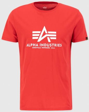 Alpha Industries T-shirt Basic 100501 Speed red/white 451
