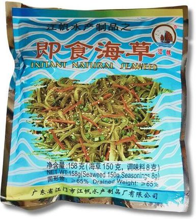 Marynowane Glony Wodorosty Seaweed na Sałatkę Azjatycką Chińskie Jiangfan 158g