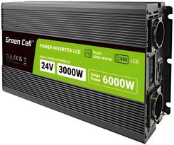 Zdjęcie Green Cell PowerInverter 24 V 3000W/60000W czysty sinus - Wieleń