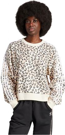Bluza adidas Originals Leopard Luxe Trefoil Crew Sweatshirt - IY9566
