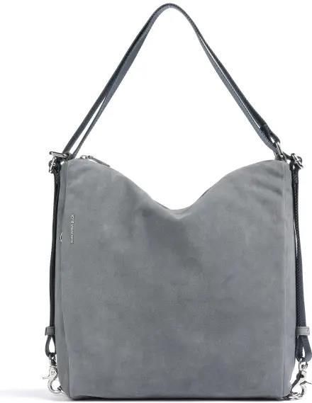 Mandarina Duck Borsa A Tracolla Mellow Velvet In Pelle Scamosciata Beige - 4 Modalità D'Uso