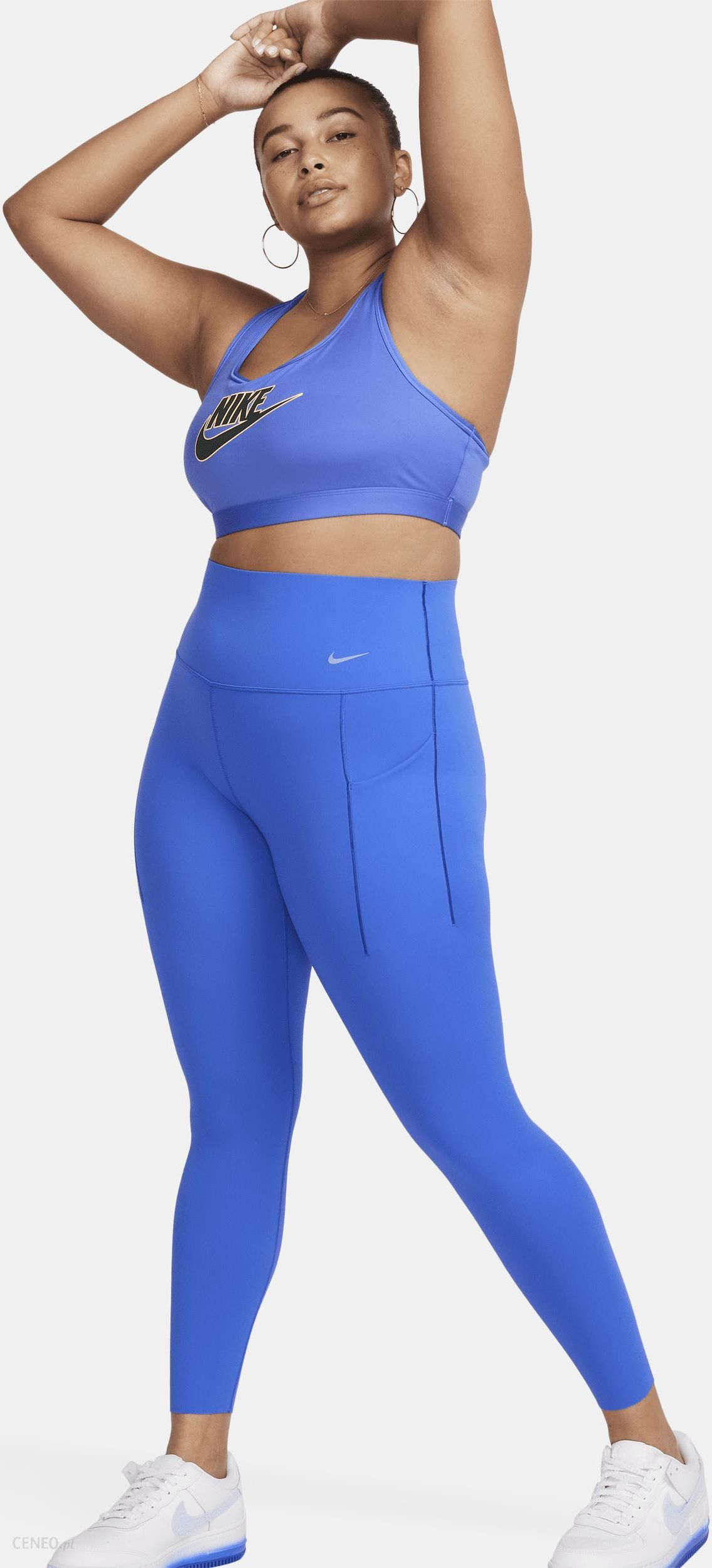 Damskie legginsy o pełnej długości z wysokim stanem i kieszeniami  zapewniające średnie wsparcie Nike Universa