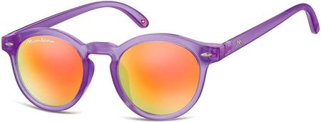 Okulary przeciwsłoneczne lenonki z filtrem UV400 fioletowe SS28E