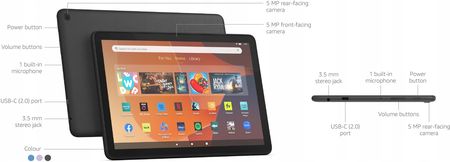 Tablet Amazon Fire HD 10 10,1 3/32GB Wi-Fi Czarny