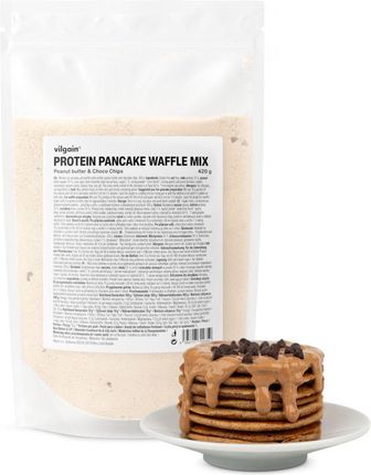 Vilgain Protein Pancake & Waffle Mix Masło Orzechowe I Chipsy Czekoladowe 420 G