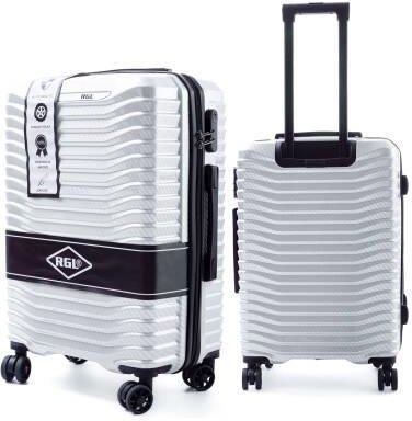 Średnia walizka PELLUCCI RGL PC1 M Biała