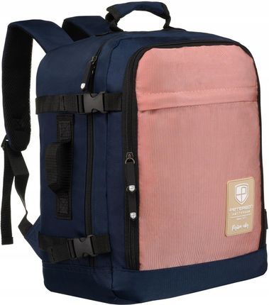 Peterson plecak podróżny 40x30x20 dla Wizzair z uchwytem na walizkę laptopa