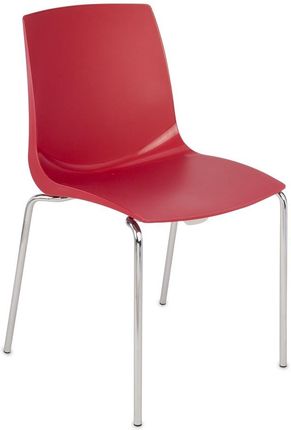 Grospol Krzesło Ari - Plastikowe Na Metalowych Nóżkach, Kolorowe, Do Poczekalni