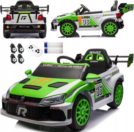 Joy4Kids Rally Car Auto Na Akumulator 12V Napęd 4X4 Pilot Led