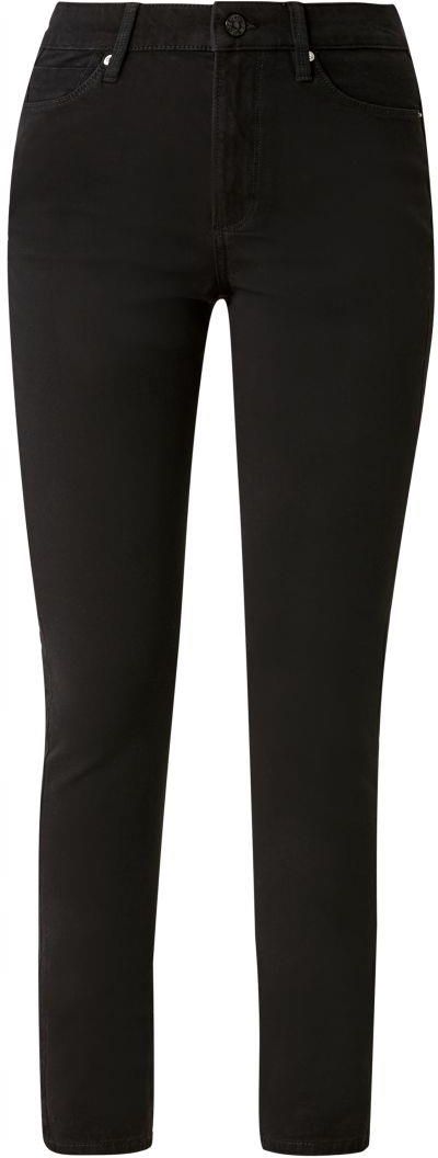 s.Oliver high waist wide leg jeans black denim SLIM