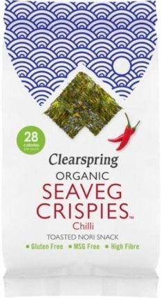 Clearspring Chipsy Z Alg Morskich O Smaku Chili Seaveg Bezgl. Bio 4g