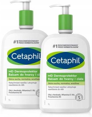 Cetaphil Zestaw MD Dermoprotektor Balsam 2x1L