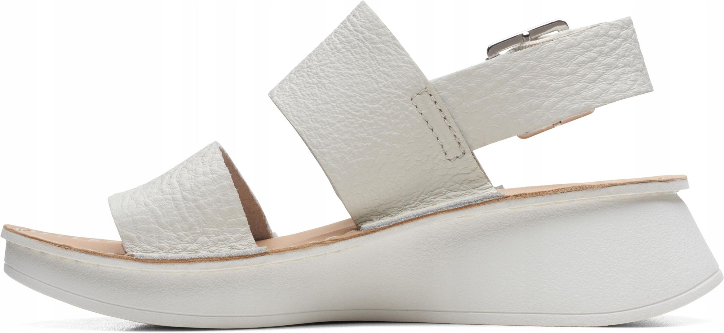 Sandály Clarks Velhill Strap Bílá