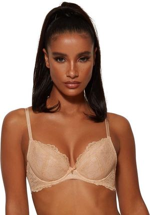 Gossard Superboost Lace plunge 32F/70G nude/beżowy