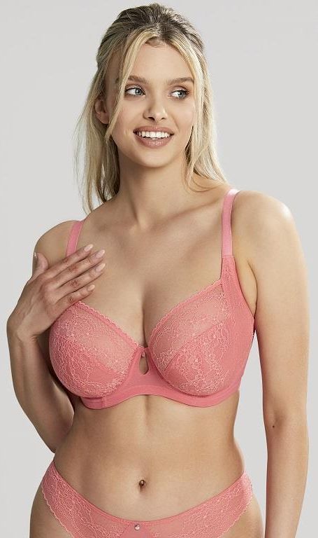 PROMOCJA -10% - Panache ana blue jewel biustonosz soft plunge