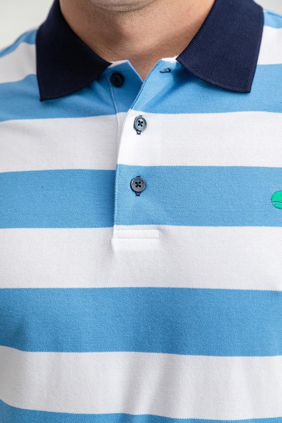 Bia e Polo W Niebieski Pasiasty Wz r Ceny I Opinie Ceneo pl