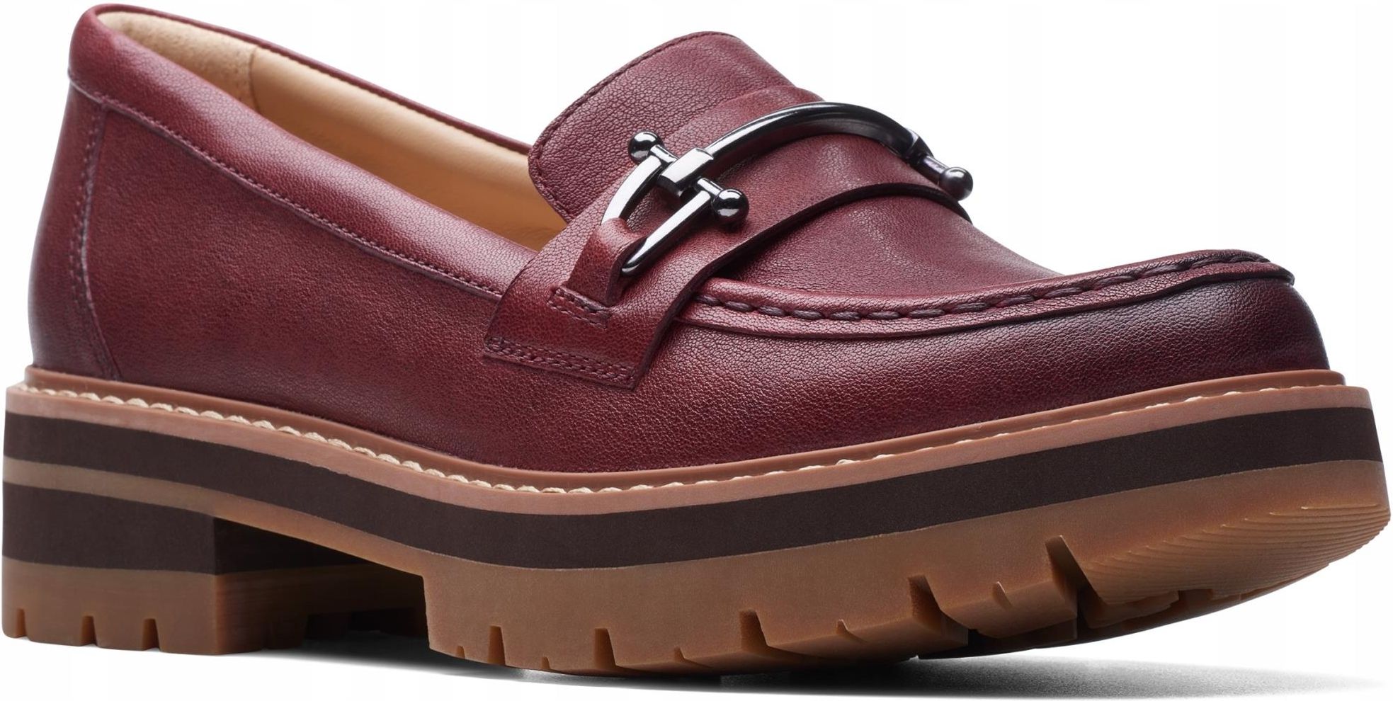 Mocassini Donna Clarks Orianna Bit, Pelle Nera, Taglia 38, Suola In Gomma, Comodi - 3
