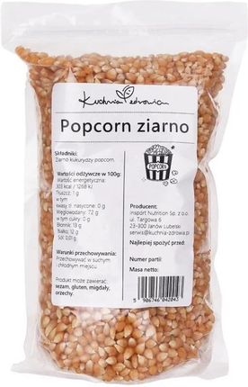 Kuchnia Zdrowia Popcorn Ziarno 500g