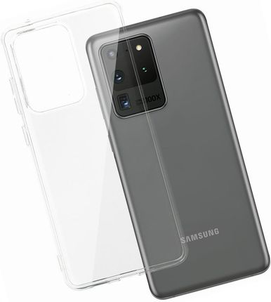 Izigsm Etui Silikonowe Do Samsung Galaxy S20 Ultra Bezbarwny