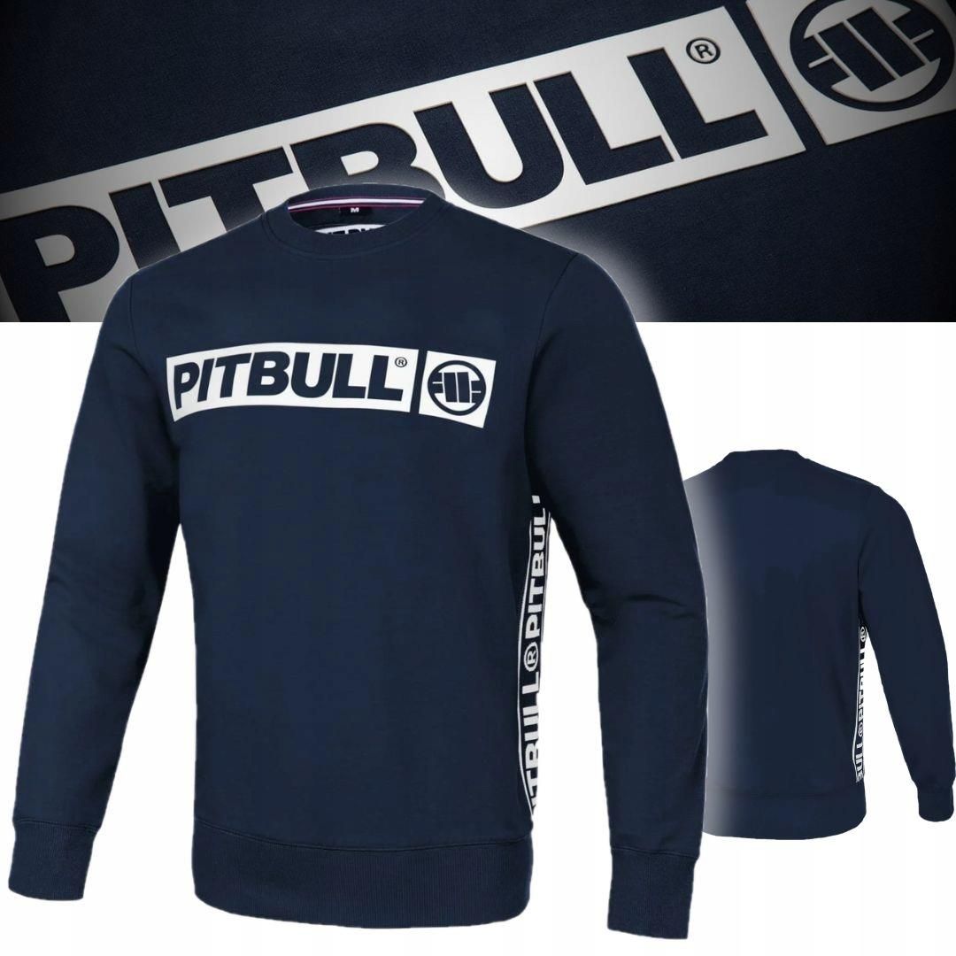 Pitbull West Coast Bluza M Ska Crewneck French Terry Albion Granatowa M