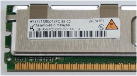Qimonda RAM 1GB FB-DIMM DDR2 667MHz PC2-5300 ECC (HYMP512F72CP8N3-Y5)