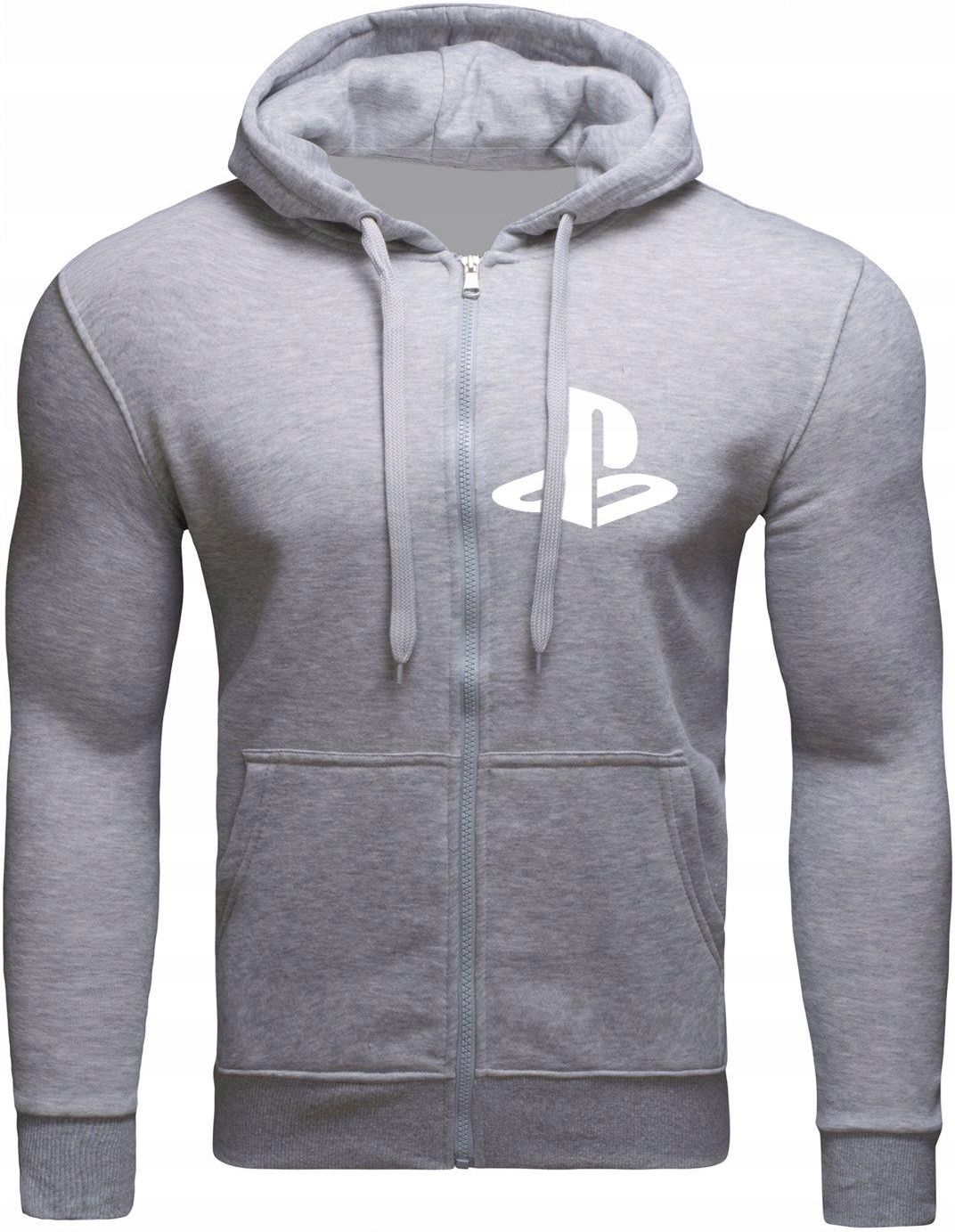 bluza-rozpinana-ps-playstation-z-kapturem-szara-m-ceny-i-opinie