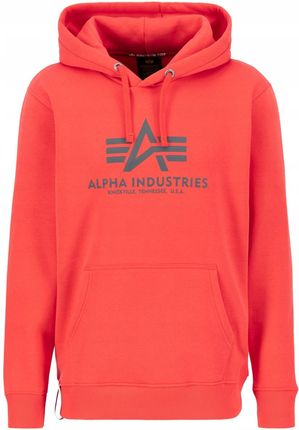 Bluza Alpha Industries Basic Hoody radiant red XXL