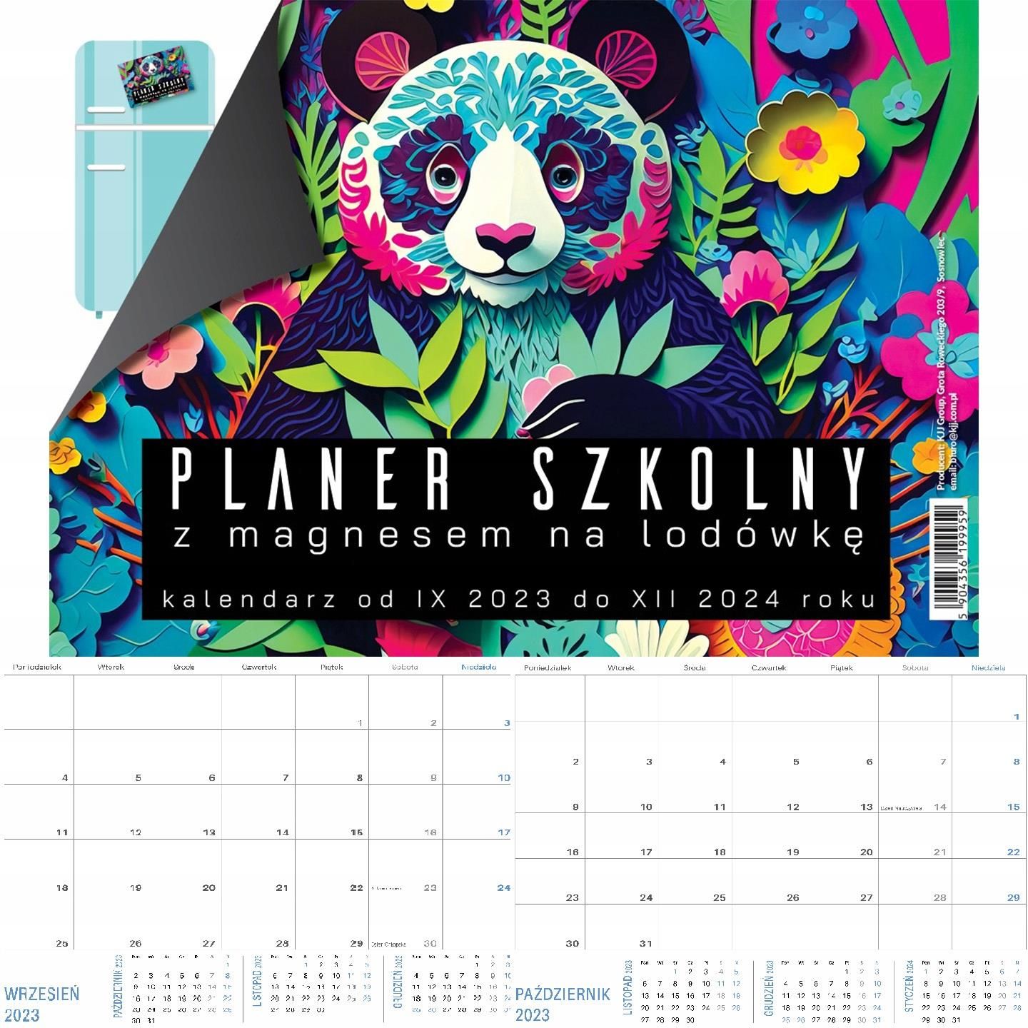 Kjj Group Planer Z Magnesem Na Lodówkę Kalendarz Magnetyczny - Ceny i ...