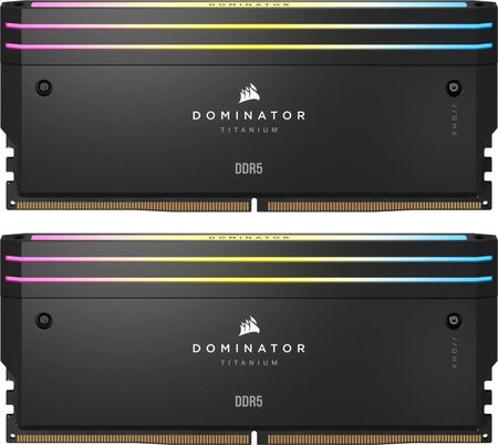 Corsair Pamięć Dominator Titanium RGB, DDR5, 96 GB, 6600MHz, CL32 (CMP96GX5M2B6600C32)