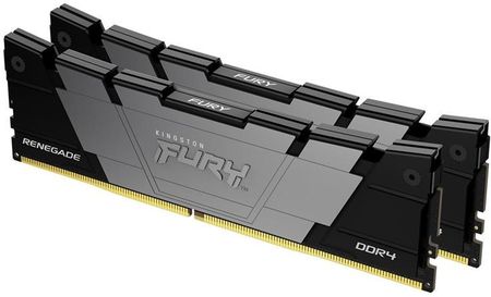 Pamięć RAM Kingston Fury 16GB 3200MT/s DDR4 CL16 DIMM Kit of 2 FURY Renegade Black (KF432C16RB2K216)