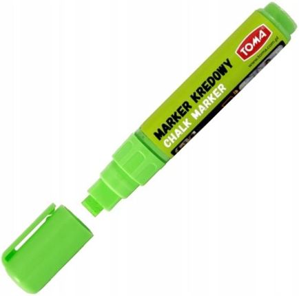 Toma Zielony Marker Kredowy Końcówka 8 X 5 Mm Fluorescencyjny Flamaster