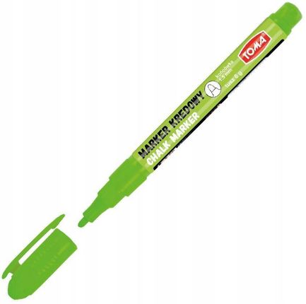 Toma Neonowy Marker Kredowy Do Tablic 1.5 Mm Zielony Fluorescencyjny Pisak
