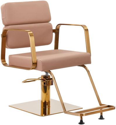 Gabbiano fotel fryzjerski Porto złoto beżowy