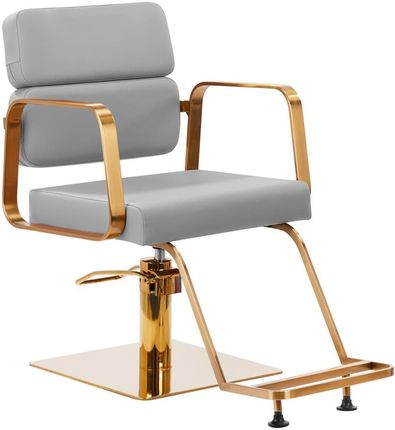 Gabbiano fotel fryzjerski Porto złoto szary
